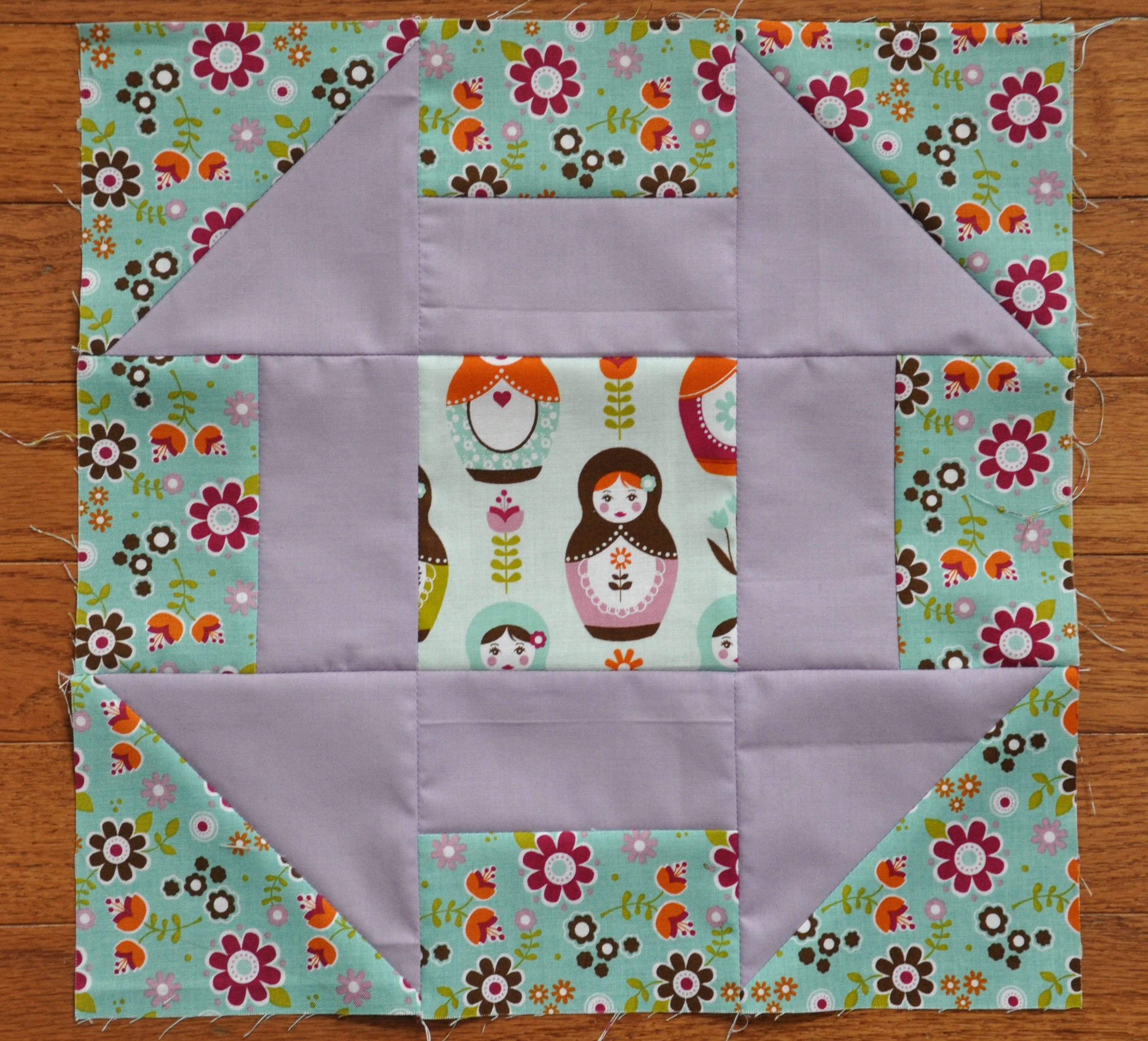 Clover Violet A Churn Dash Quilt For A Baby Girl