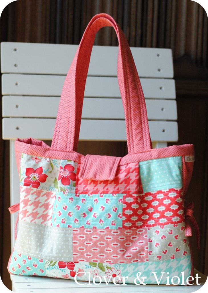 The Louisa Tote Bag Pattern - Clover & Violet