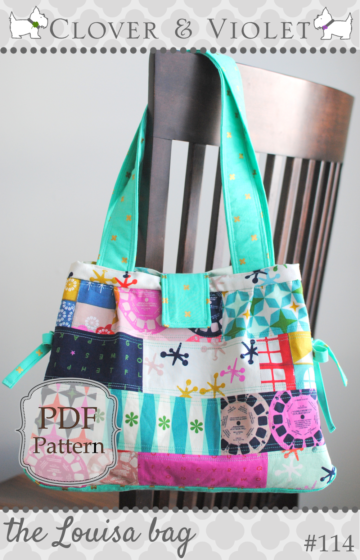 The Louisa Tote Bag Pattern - Clover & Violet