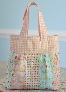 Patchwork Baby Doll Quilt and {Mini} Diaper Bag - Clover & Violet