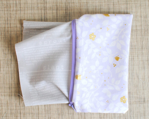 Binder Pencil Pouch {Tutorial} - Clover & Violet