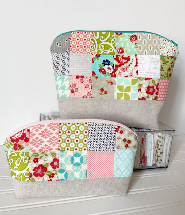 the Carly pouch - quilted patchwork sewing pattern - Image 2