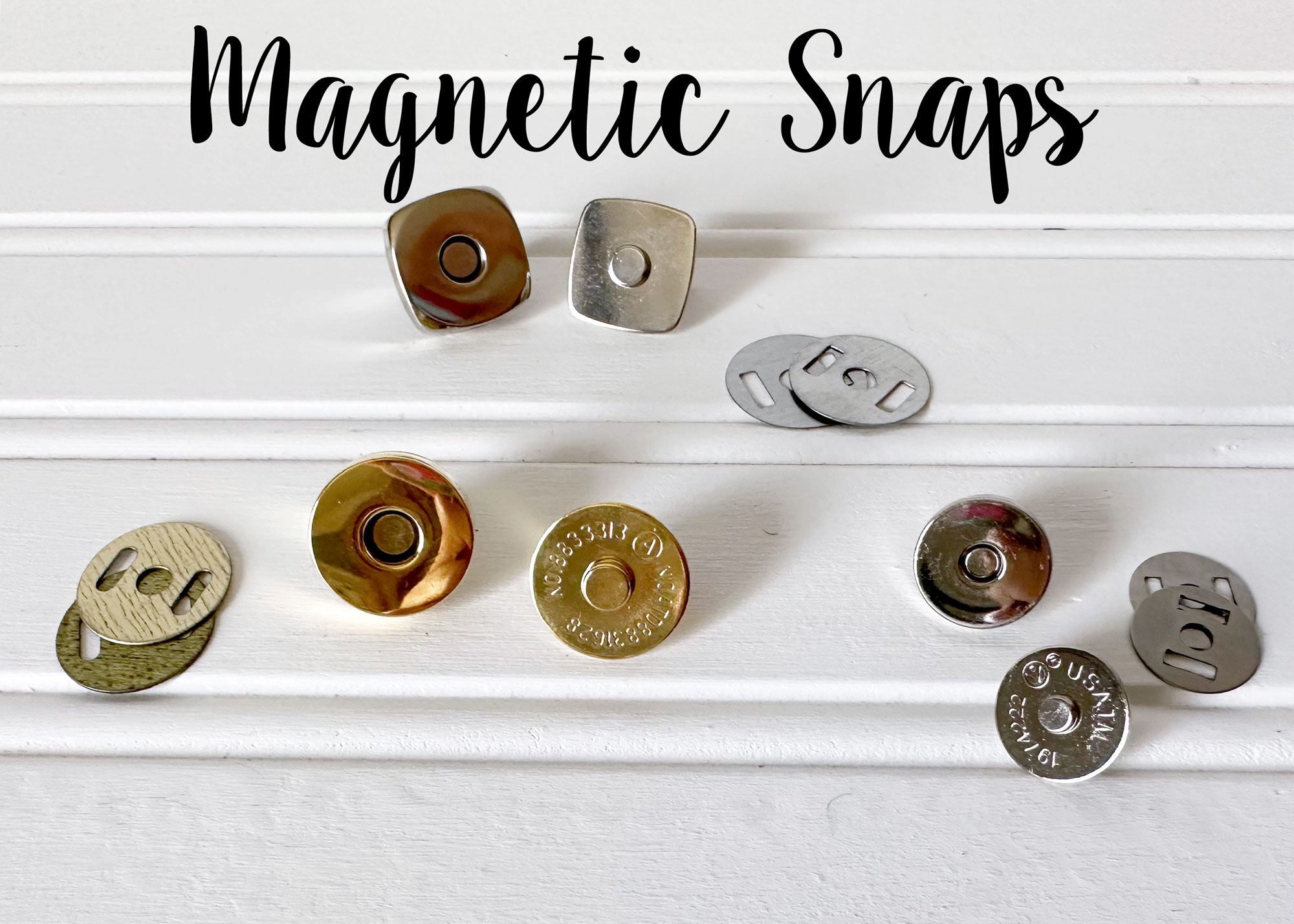 Buy Magnetic Snap Buttons Quality Strong Clasp for Purse Sewing Handbags  Closures 6 Pack MNU Online in India - Etsy